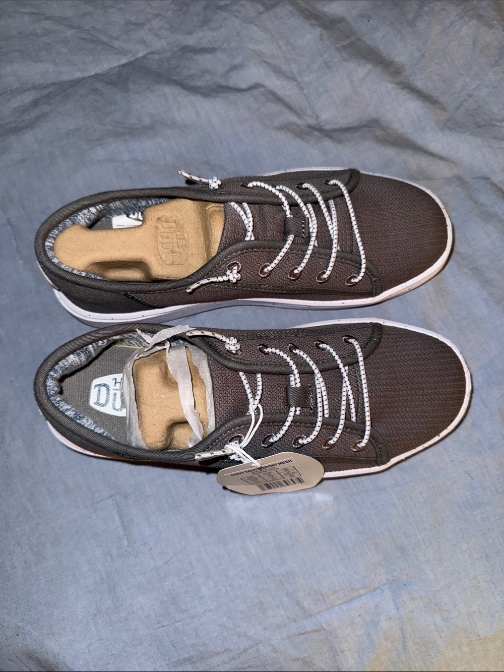 Kids Casual Canvas Sneakers in Dark Grey